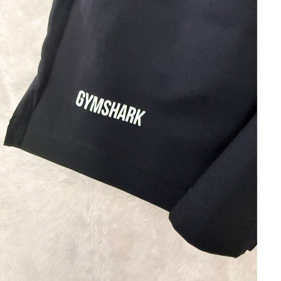 Gymshark Sport Panel 7" Shorts Black white stripe Mens M NIB zip pockets - Picture 4 of 7